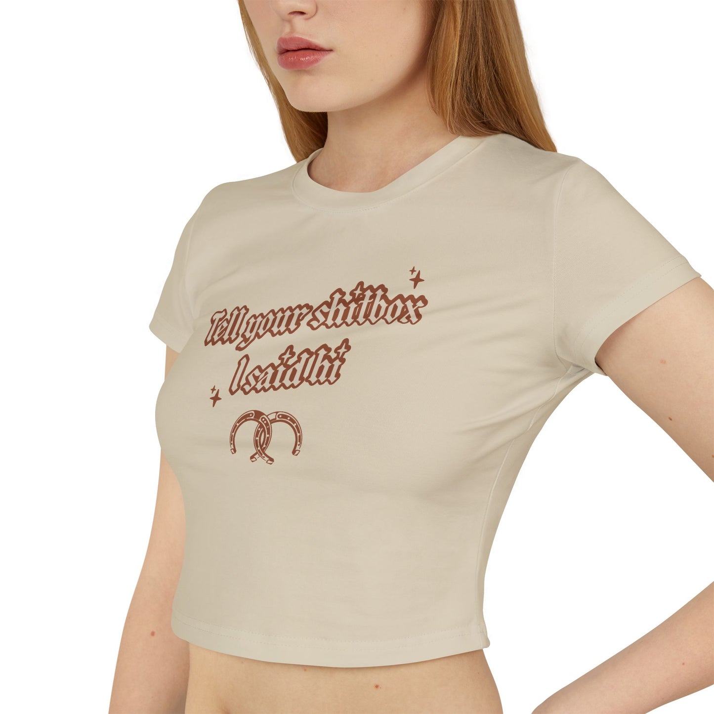 Tell Your Shitbox | Women's Crop Tee